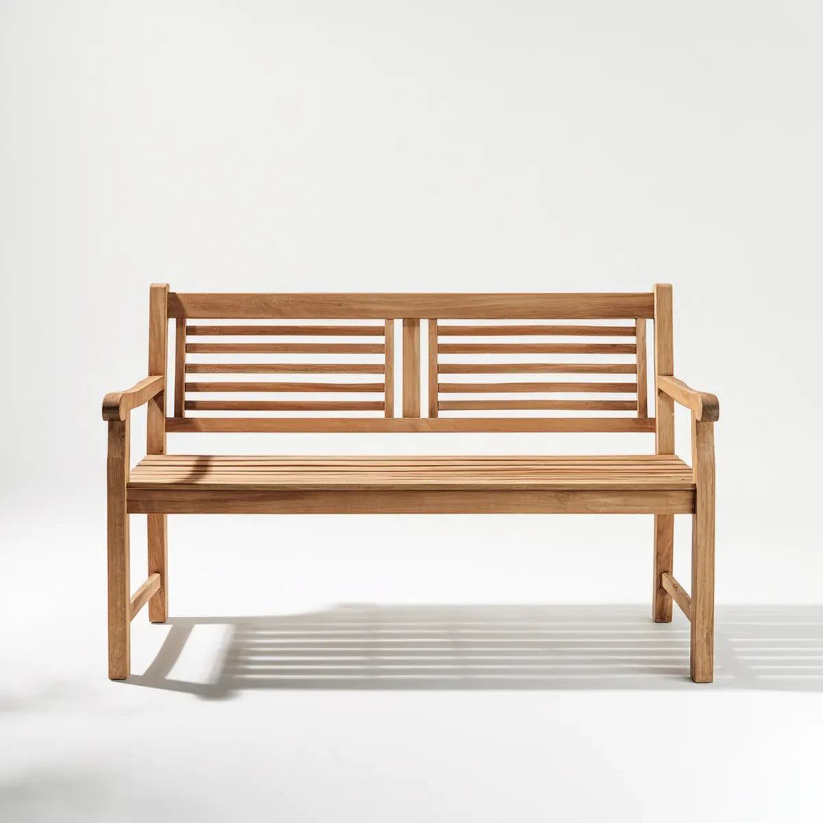 Ławka ogrodowa, 2 fotela ławka ogrodowa brązowa w litym drewnie prostokątna akacja 120 x 65 x 90 cm